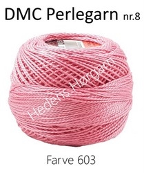DMC Perlegarn nr. 8 farve 603